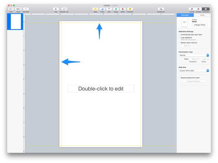 How To Make a Print Ready File In Apple Keynote